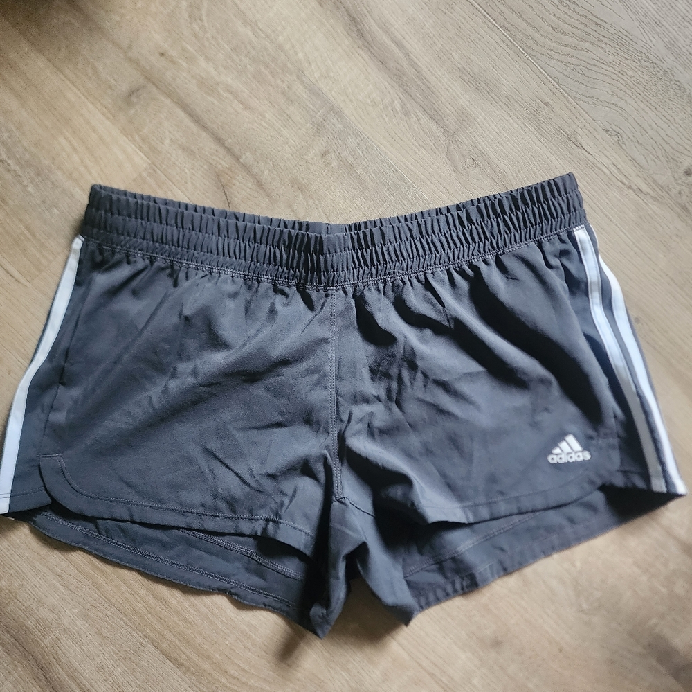 Adidas gray shorts L